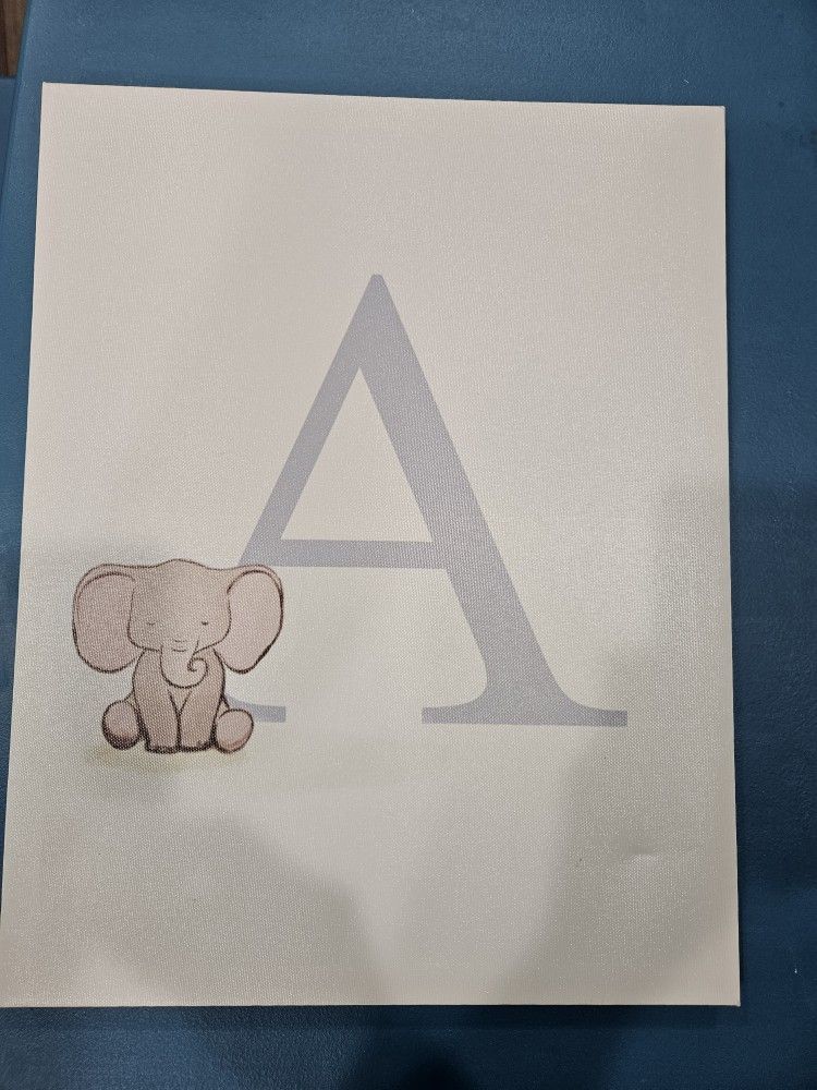 Nursery Wall Decor Letter A