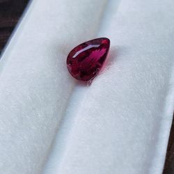 Rubellite Tourmaline Drop - Fine Minerals Jewelry