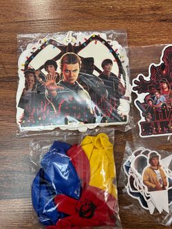 Stranger Things party decorations set