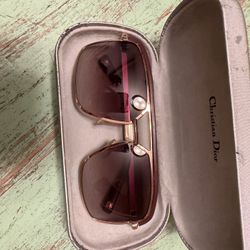Christian Dior MCC01 5AF NP Gold & Brown Sunglasses