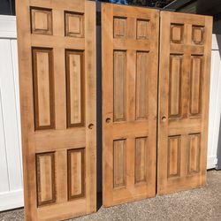 Solid Wood 6 Panel Doors 