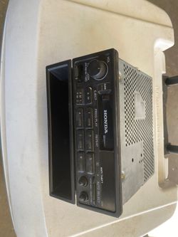 Audio/radio 1992 Honda Accord