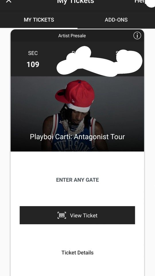 Playboi Carti Antagonist Tour Tickets