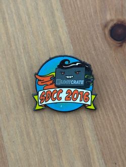 Loot Crate SDCC 2016 Comic-Con Collectible Pinback Button Pin