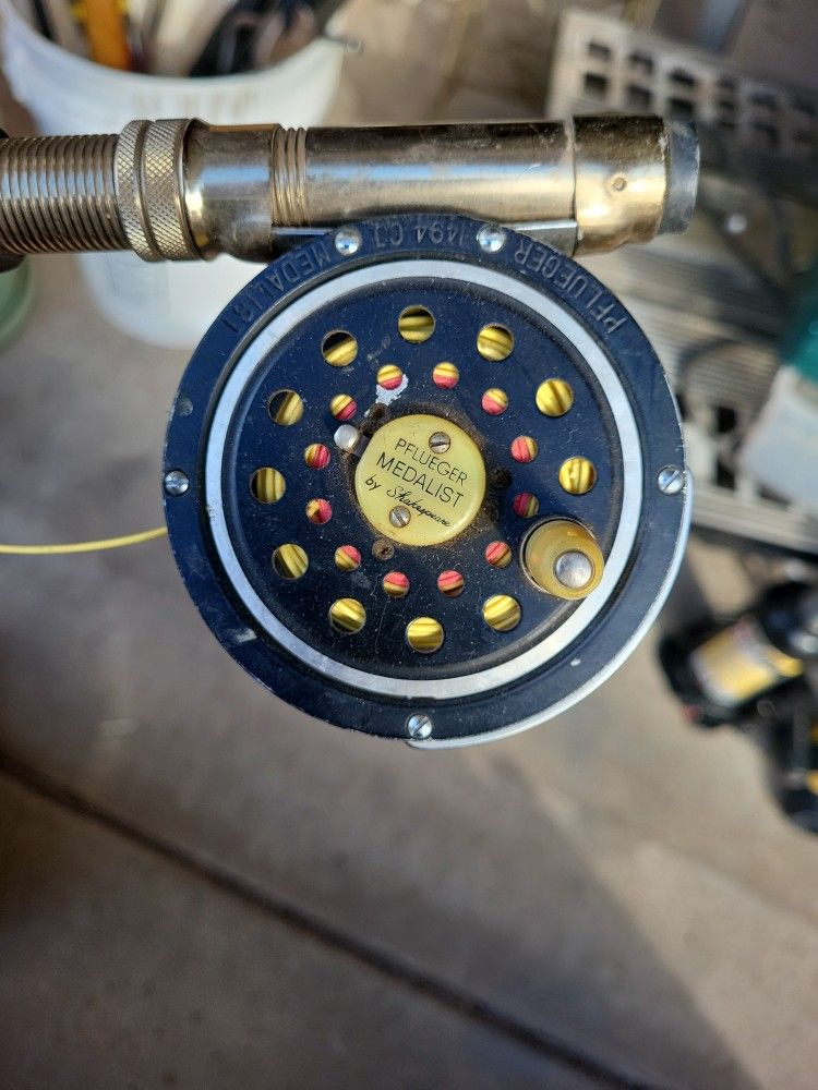 Fly Rod And Reel, Rod, Browning Silaflex 975,Reel, Pfleger Medalist, Both In Perfect Excellent Condition, E Mesa Az