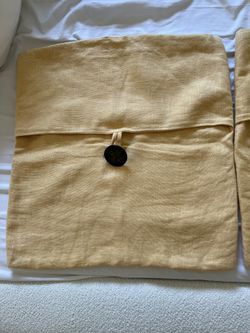 Potterybarn Linen Pillow Covers