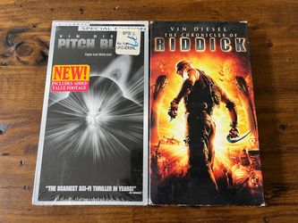 RIDDICK VHS MOVIE LOT