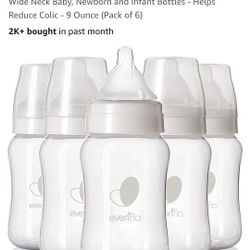 Evenflo Wide 9 Oz Bottles 