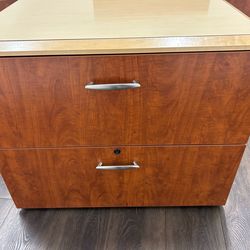 Beautiful Executive Large 2 Drawer File Cabinet – Heavy Duty Quality Wood – Free Delivery