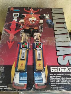 1982 Bandai Godaikin Daltanias deluxe robot - vintage