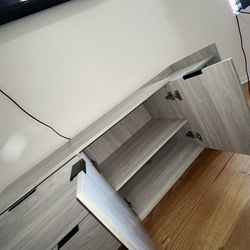 Grey TV Stand
