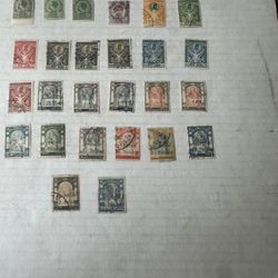 Thailand Very Old Group Of 27 Stamps Used