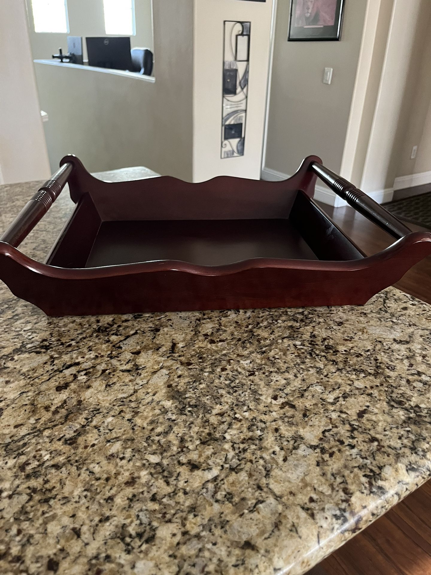 20 X 18 Red Wood Tray