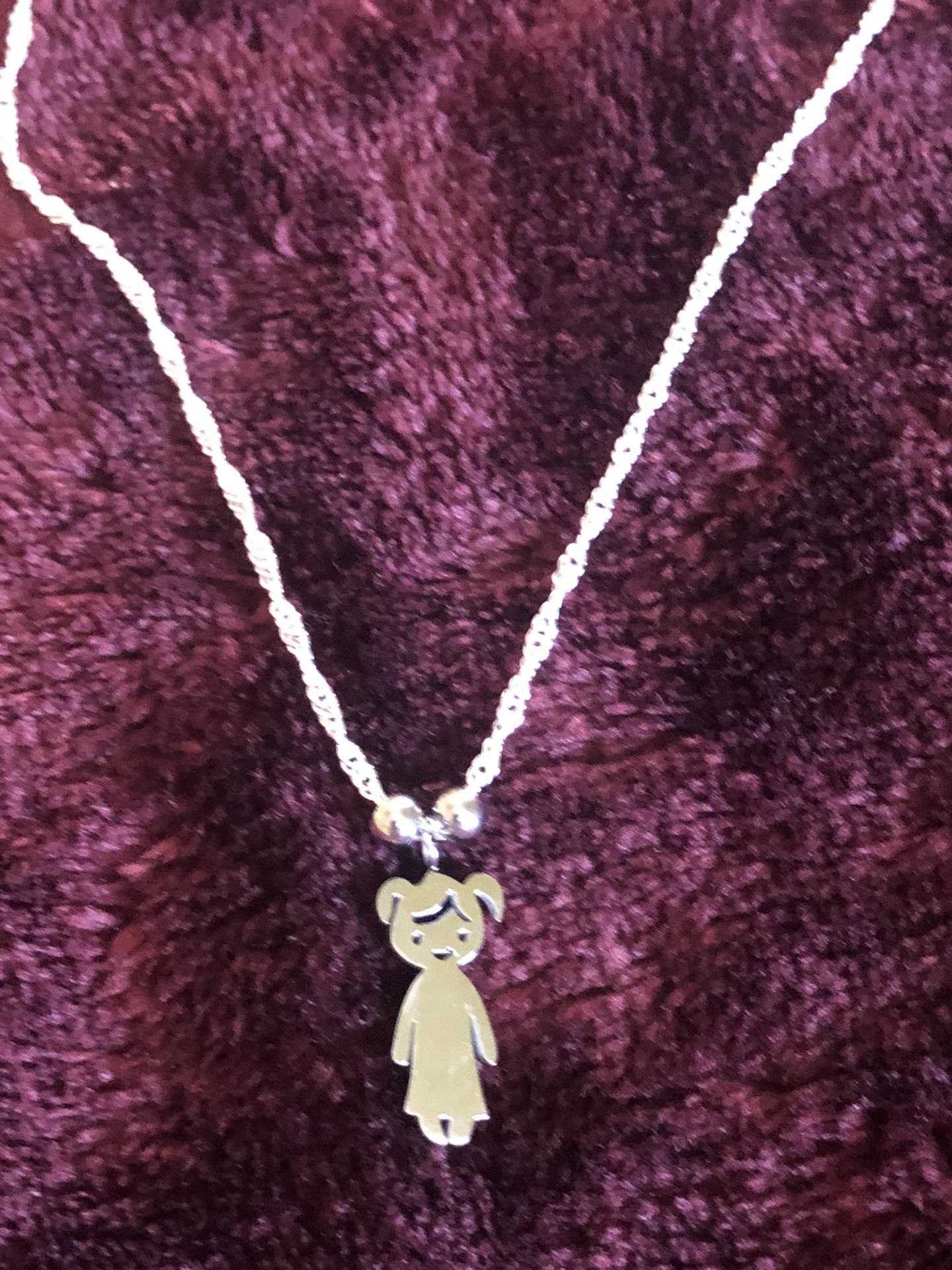 Necklace Girl charm