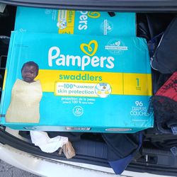 Pampers Big Box's Size 1 And Size 2