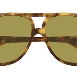 Chloe CH0289S Havana Pilot Green Women Sunglasses