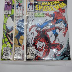 The Amazing Spiderman #361 362 363 First Appearance Of Carnage Key Issue