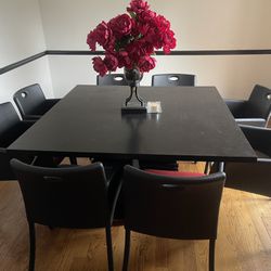 Coaster Stanton Dining Table In Black (item # 102068) 