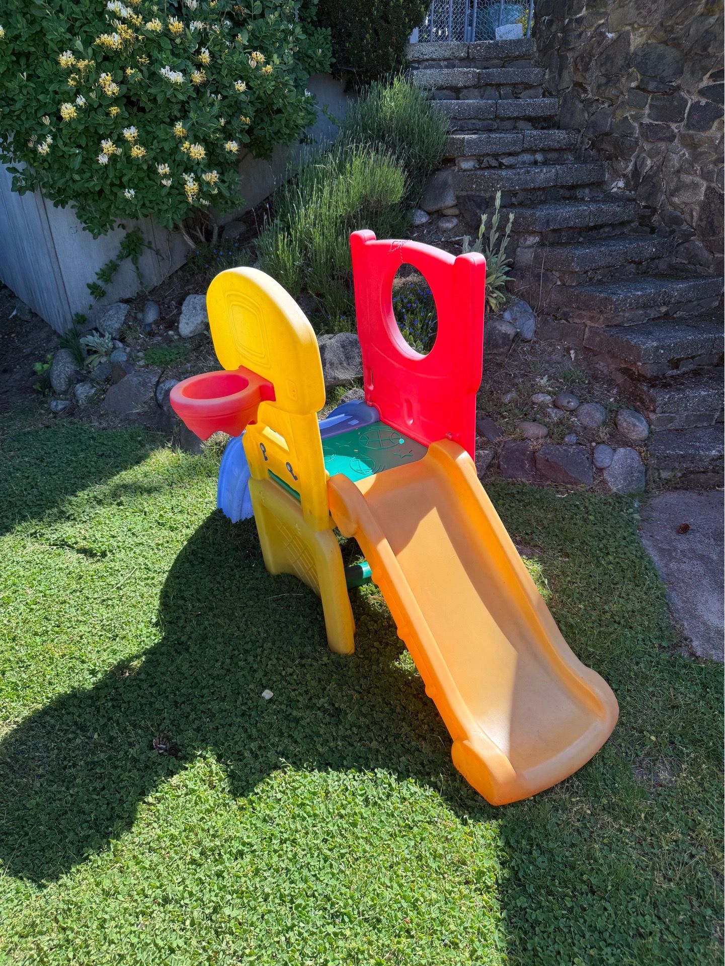 Step2 All Star Sports Climber with Little Tikes soccer ball.