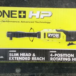 Ryobi ONE + HP Brushless 18v 3/8" Extended Reach Ratchet