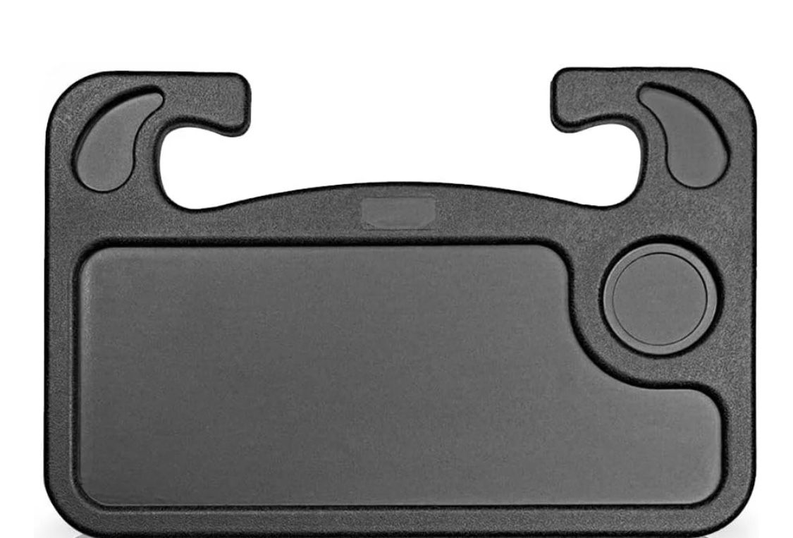 Auto Drive Reversible Steering Wheel Table Desk for Cars and Trucks, Mobile Office, Black