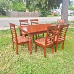 Table And 6chairs 