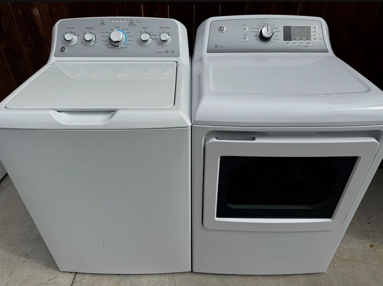 GE Large Capítulo Washer And Dryer