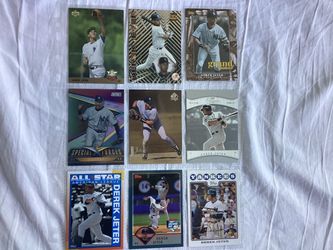 Derek Jeter multi card lot