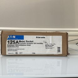 New In Box Genuine Eaton 125A Meter Socket 11 B Line Series