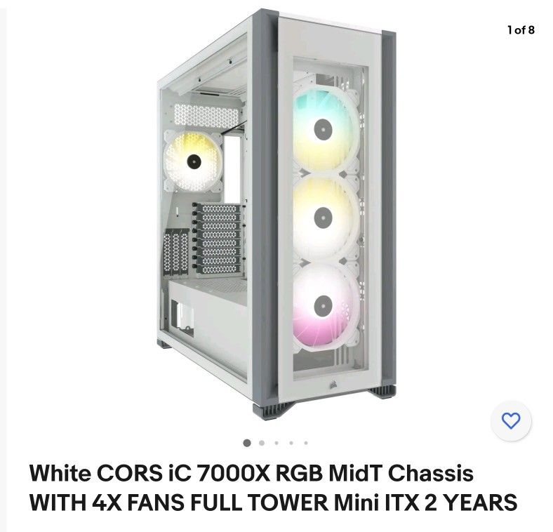 NEW CORSAIR iCUE 7000X RGB TOWER CHASSIS CASE