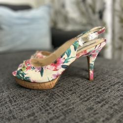 Karl Lagerfeld Floral Heels