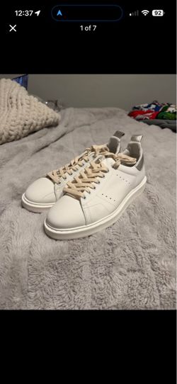 Golden Goose Starter White/Silver Sneakers Men's 9.5 – Rare/Discontinued – Worn Once