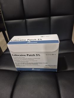 Lidocaine parches 5 %