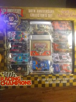 Nascar 50th Anniversary Collector Set 12 1/64 cars Set #1