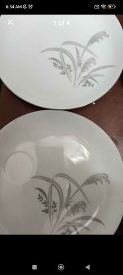 4-Piece Vintage Wentworth Fine China Replacement Lot - Silver Wheat