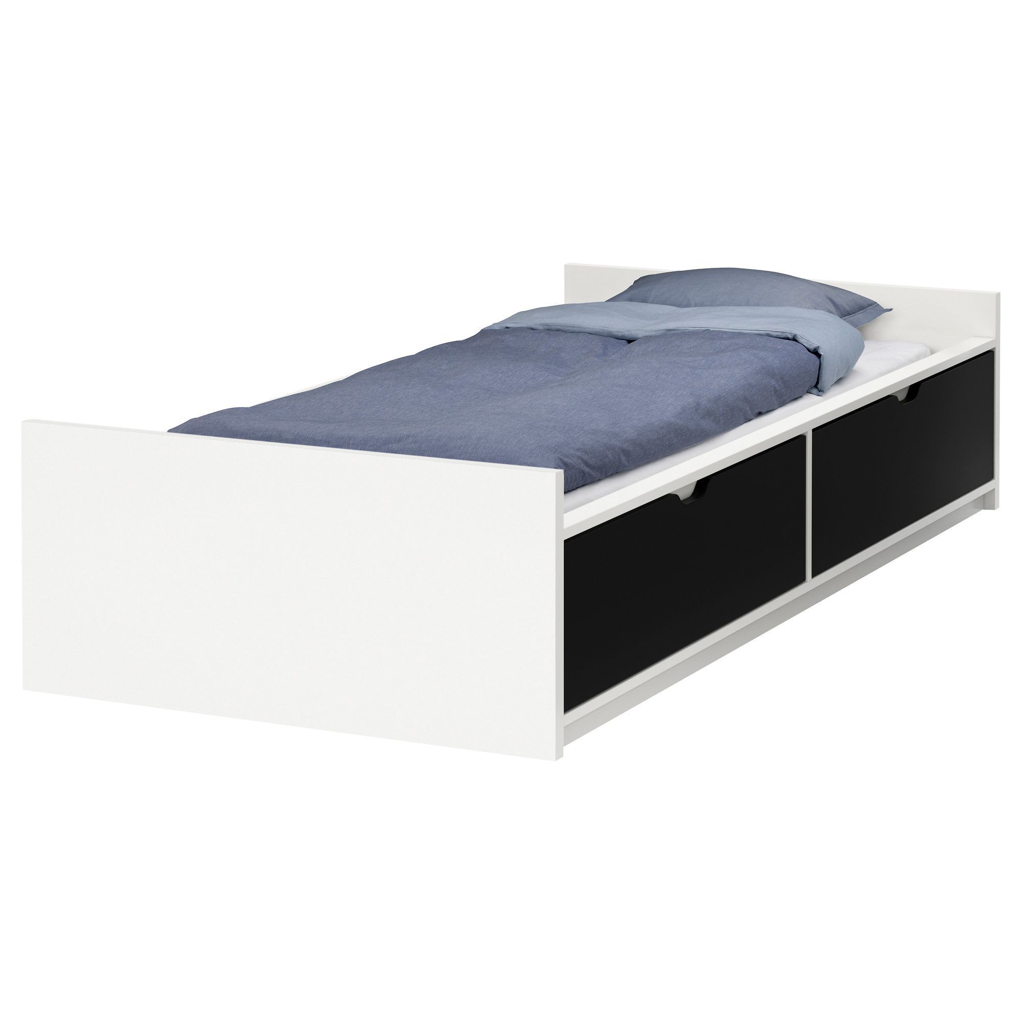 Twin IKEA Bed With Drawers