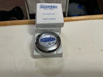 New Cragar S/S Chrome Hub Caps
