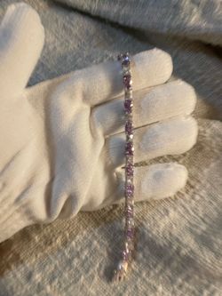 gemstone tennis bracelet