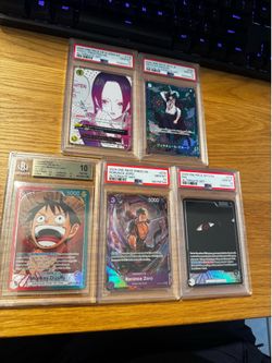 One piece TCG Slabs psa10