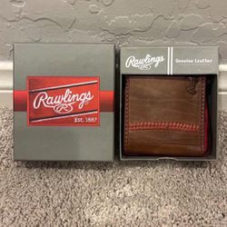 Rawlings Mens Kids Youth Baseball Glove Leather Wallet New