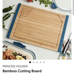 Princess house bamboo cutting board