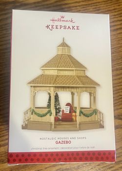 2013 Hallmark Keepsake Ornament Nostalgic Houses & Shops Limited Edition GAZEBO