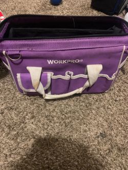 Purple tool bag