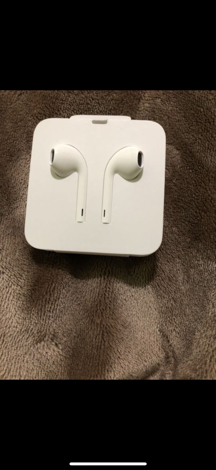 Apple headphones with adapter $25 Standard wired Apple headphones with built in mic and included adapter.