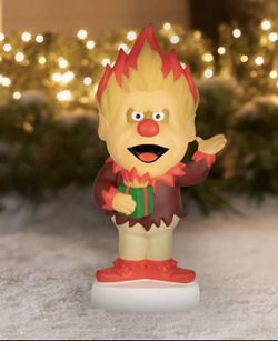 Brand New 32” LED Lighted Heat Miser Christmas Blow Mold Figure
