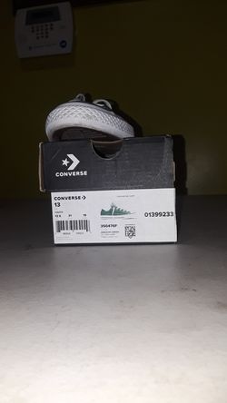 *USED* Boy's Converse Oxford Green: SIZE 13