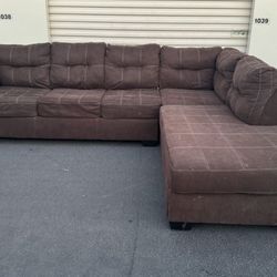 Brown Ashley’s Furniture Sectional (WILL DELIVER)