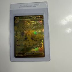 Mega Lucario ex Gold Card
