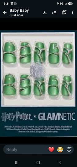 Harry potter glamorous nails
