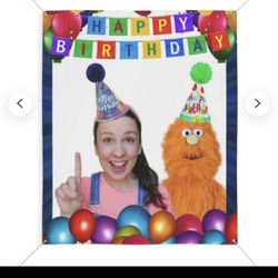 Ms Rachel Birthday Banner 36”x48” Vertical 